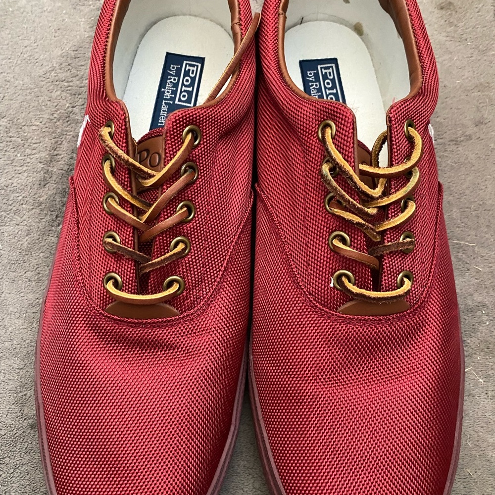 Polo Ralph’s Lauren Men’s size 13D Vaughn Classic Wine Sneaker